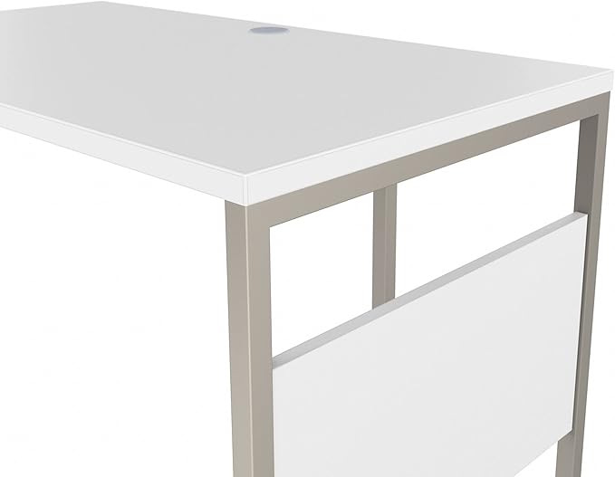 Bush Business Furniture Hybrid Desk Return/Bridge, 42W x 24D, White