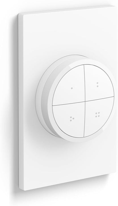 Philips Hue Wall Tap Dial Light Switch 1 Pack and Smart Dimmer Switch 1 Pack - Requires Hue Bridge - Control Hue Lights
