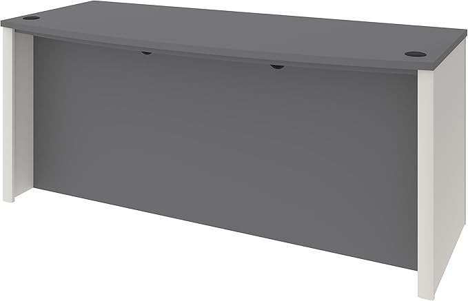 Bestar Connexion 72W Desk Shell in Slate & Sandstone