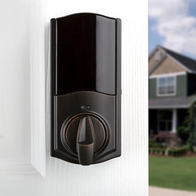 Kwikset 914 Convert Zigbee 3.0 Electronic Smart Lock Conversion Kit in Venetian Bronze