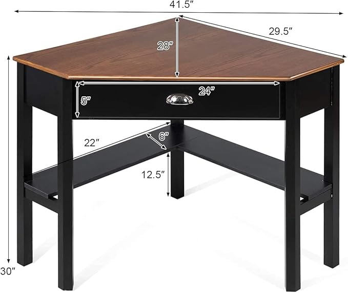 Corner Desk, Coffee