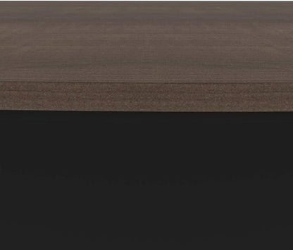 Bestar Connexion Desk Shell, 72W, Antigua & Black