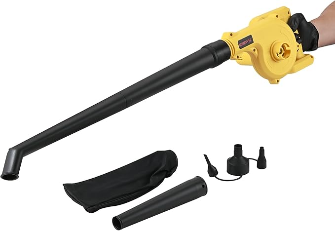 Cordless Blower for DEWALT 20V Max Battery, 3-in-1 Handle Small Blower & Vacuum & Inflatable Compatible with DEWALT Battery by MKMKYEE (Battery Not Included)