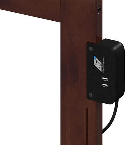 Multi-Purpose Desk, Writing Desk, Craft Table, Work Table, Computer Desk, Solid Wood, Brown