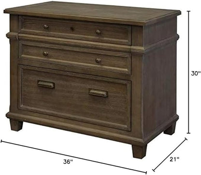 Martin Furniture Lateral File, Weathered Dove