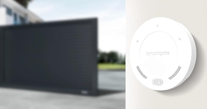 ismartgate Mini Smart gate Opener - Universal WiFi Remote Controller Compatible with Alexa, Google Home, IFTTT, iPhone, Android,Door Left Open Alert, Door Security Systems. No Hub Needed.