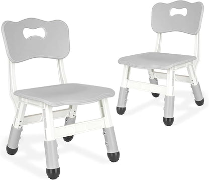 kids chair adjustable height Children chairs suitable for Children age 2-8 with foot covers for home classroom kindergarten and children's venues two-pack