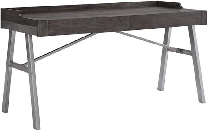 Signature Design by Ashley Raventown Urban 60" Home Office Desk, Weathered Brown