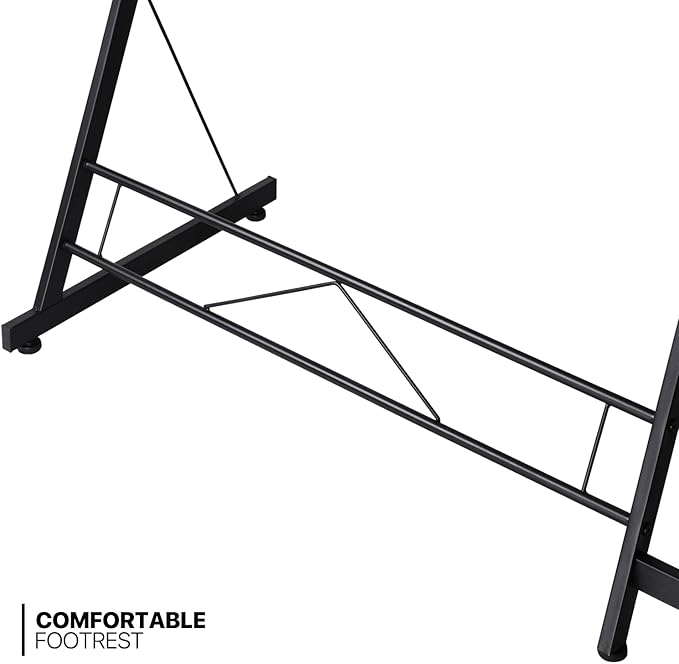 MoNiBloom L Shaped Computer Desk Corner Table with Metal Frame, L Desk Workstation for Home Office, Space-Saving, White