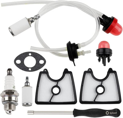 HUZTL 581798001 Fuel Line Kit Air Filter Kit Adjustment Tool for Husqvarna 125B 125BX 125BVX Leaf Blower
