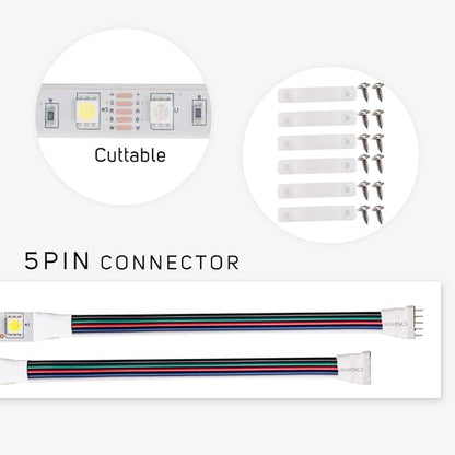 BTF-LIGHTING 5050 RGBW RGB+Cool White(6000K-7000K) 150RGB+150White LED Tape Light 5m 16.4ft 60LED/m Multi-Colored IP67 12mm Width FPCB DC12V for Bedroom Home Decoration(No Adapter or Controller)