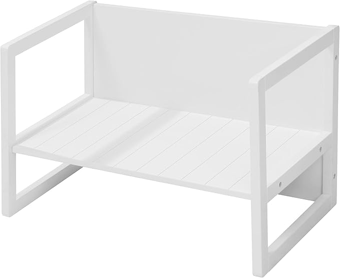 Roba Country-Farmhouse: Bench-White Wood Seating