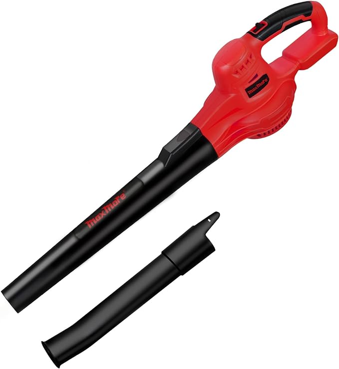 Cordless Leaf Blower, MaxMore for Milwaukee 18V Battery (Battery NOT Included) Handheld Electric Jobsite Air Blower 100CFM 118MPH Powerful for Lawn Care/Snow Blow/Yard Clean