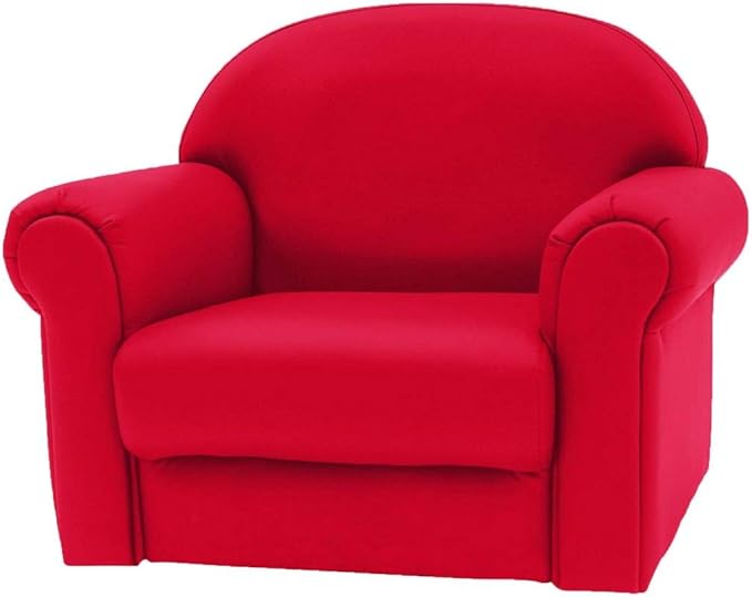 Children's Factory As We Grow Toddler Chair, Red, CF805-196, Flexible Seating for Daycare or Preschool, Kids Reading Chair, Playroom Furniture
