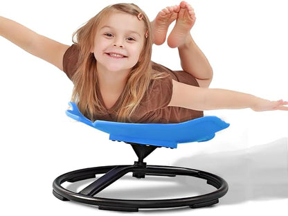 Kids Swivel Chair Sensory,Autism Chairs for Kids,Sensory Spinning Chair for Kids Autism,Toddler Coordination Sensory Products for Ages 3 Years and UP,Gifts for Kids with Autism (Blue)