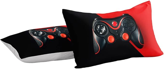 Gaming Comforter for Boys Teen,Game Contoller Bedding Set for Boys Kids,Down Alternative Comforter for All Season,Gamer Home Decor for Boys Comforter Set (Comforter-game40, Full)