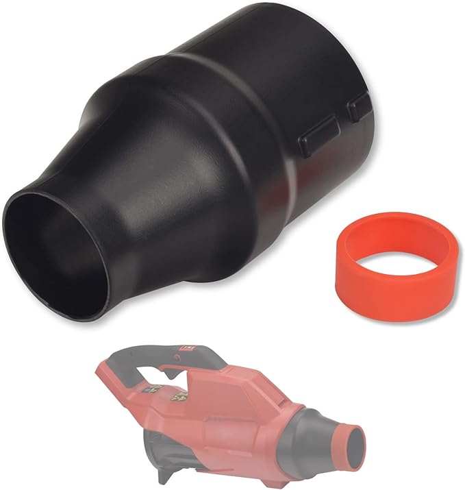 Car Drying Nozzle with Red Soft Tip Cover for Milwaukee M18 Fuel Single Battery Leaf Blowers Fits 2724-20 and 2728-20