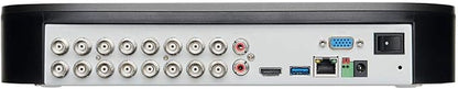 Lorex D441A62B 16 Channel 1080p Analog HD 2TB Security System DVR with Advanced Motion Detection Technology and Smart Home Voice Control, Black