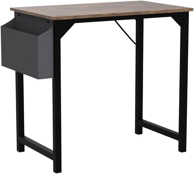 Small Computer Desk 31 Inch Small Office Desk Writing Desks Home Office Desks Small Space Desk Study Table Modern Simple Style Work Table with Storage Bag Headphone Hook Metal Frame for Home, Bedroom