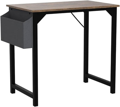 Small Computer Desk 31 Inch Small Office Desk Writing Desks Home Office Desks Small Space Desk Study Table Modern Simple Style Work Table with Storage Bag Headphone Hook Metal Frame for Home, Bedroom