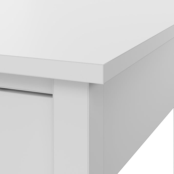 Bush Furniture Broadview 2 Drawer Lateral File Cabinet in Pure White