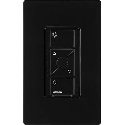 Lutron Caseta Original Smart Dimmer Switch ELV+ (Lutron Hub Required), 250W LED, Single-Pole/3-Way, Neutral Required, PD-5NE-BL, Black