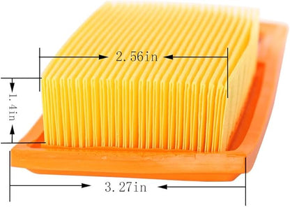 BR600 Air Filter Fuel Filter for Stihl BR550 Backpack Blowers Replace 4282 141 0300, 4282 141 0300B
