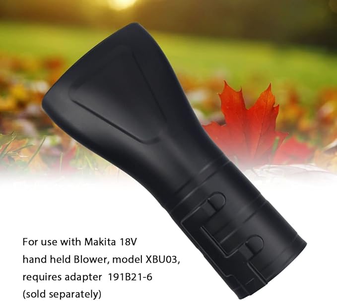 197889-6 Blower Flat End Nozzle, Compatible with 18V X2 36V Hand held Blower, Fits XBU03 & XBU02Z Model