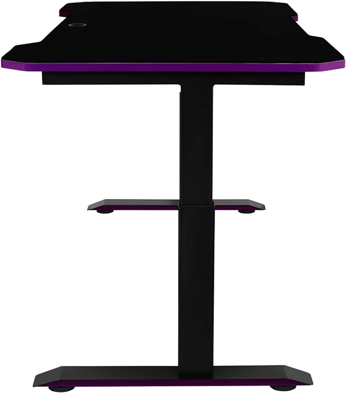Cooler Master GD160 PC Gamimg Desk, Onesize, Black, Purple