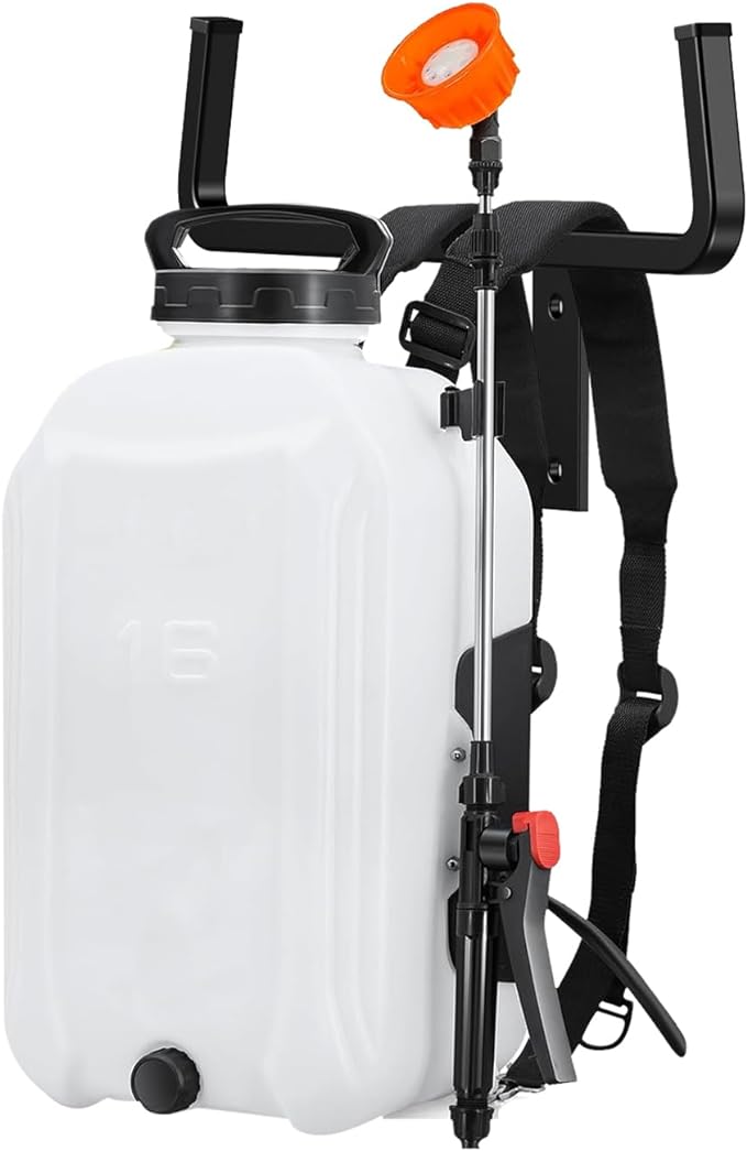 Backpack Sprayer Wall Mount Rack Hanger Backpack Leaf Blower Rack Holder Garden Tool Garage Organizer and Storage，Hunting Pack Storage Tactical Gear Stand (1 PCS)