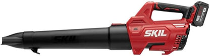 SKIL BL4714B-10 PWR CORE 20 Brushless 400 CFM Leaf Blower Kit, Includes 4.0Ah Battery and Charger