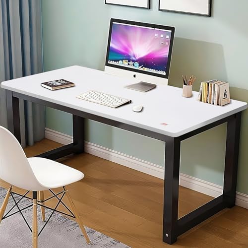 VEVOR One-Piece Particle Board Desktop Universal Tabletop, 55" x 28" x 1", White