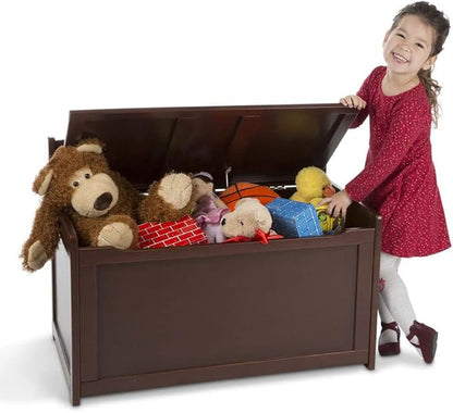 Melissa & Doug Wooden Toy Chest - Espresso