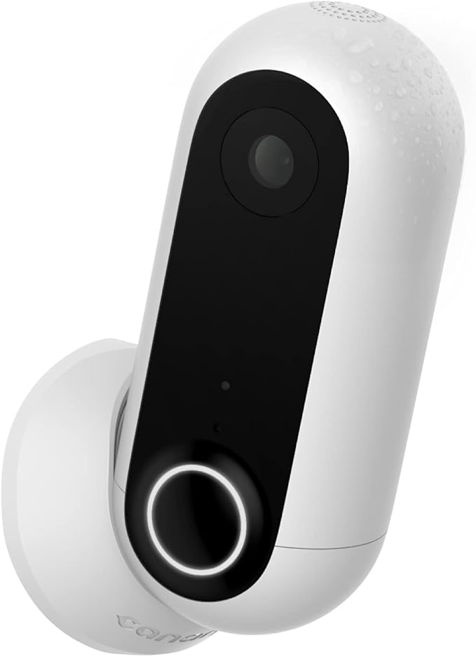 Canary Flex Outdoor Indoor Home Security Camera HD WiFi IP | 24/7 Watch Live Video, Weatherproof, Wire-Free & Wired, Motion Alerts, Two-Way Talk, Night Vision, 10x Zoom, Works with Alexa & More