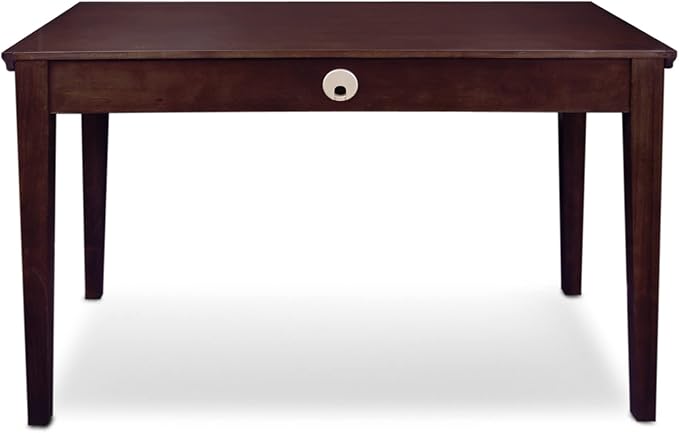 Leick Home 81400 Laptop Computer Writing Desk with Drop Front Keyboard Drawer, Chocolate Cherry