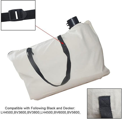 BV-005 610004-01 Shoulder Bag - by Braveboy, Compatible with Black & Decker 614000401 BV2500 BV4000 Leaf Blower - Replacement BV-005 Collection Bag (1)