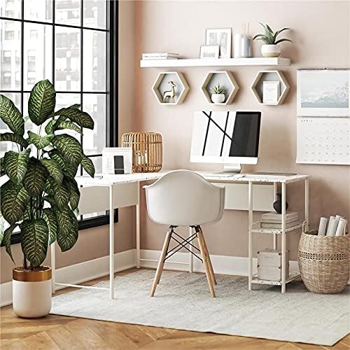Ameriwood Home Berkeley L Desk, Terrazzo