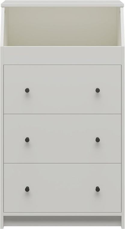 Ameriwood Home The Loft 3 Drawer Dresser, White