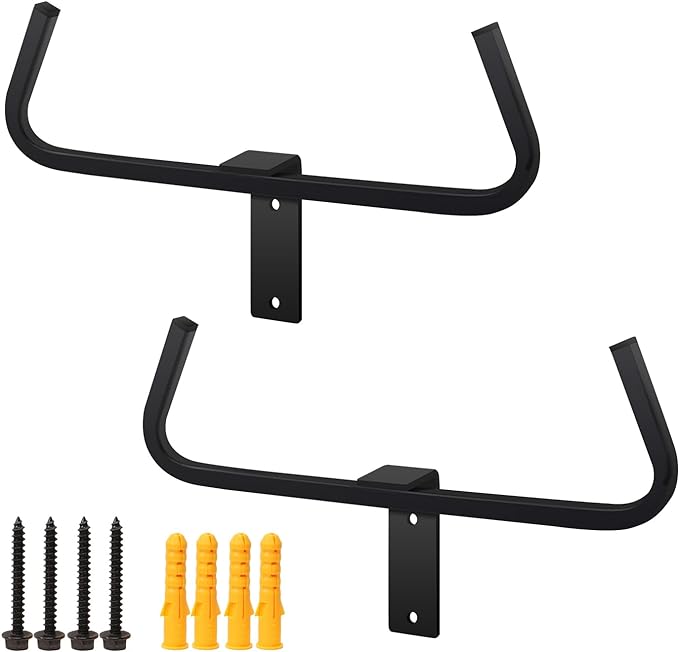 Backpack Sprayer Wall Mount Rack Hanger Backpack Leaf Blower Rack Holder Garden Tool Garage Organizer and Storage，Hunting Pack Storage Tactical Gear Stand (2 PCS)