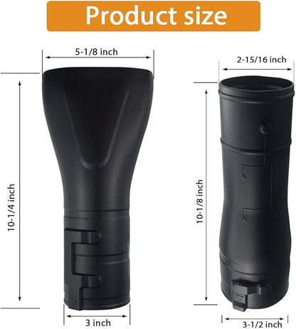 191L13-5 191B21-6 Blower Nozzle and 197889-6 Flat End Nozzle Compatible with Makita X2 36V hand held Blower, use for XBU02Z - one-click installation (GROUP)