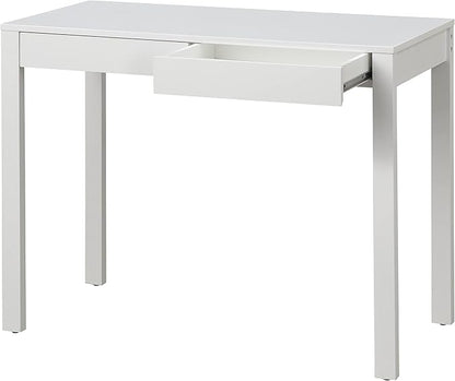 Target Marketing Systems Gabby Home Office, Study Room, Vanity or Bedroom, Computer 2 Drawers, Contemporary Style Desk with Storage, 40” x 20”, White