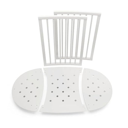 Stokke Sleepi Bed Extension, White - Convert Sleepi Mini Crib Into Sleepi Bed - Suitable for Children Up to 3 Years - Mattress Sold Separately - Extends Bed to 50 Inches