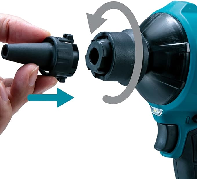 Makita AS001GZ Rechargeable Air Duster, Compatible with 40 Vmax (main unit only). *Battery, charger, and case sold separately