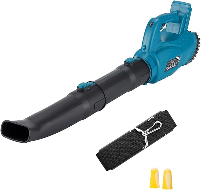 Cordless Leaf Blower for Makita 18V Battery(Not Included),320CFM 145MPH Electric Blower,6 Variable Speed Battery Powered Leaf Blower for Snow Blowing & Lawn Care Yard Cleaning