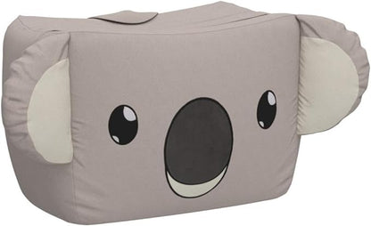 Aubliss Stuffed Animal Storage Bean Bag Chairs for Kids, Velvet Extra Soft Beanbag Chair Cover, X-Large Stuffable Zipper Bean Bag for Organizing Plush Toys Boys Girls, Koala