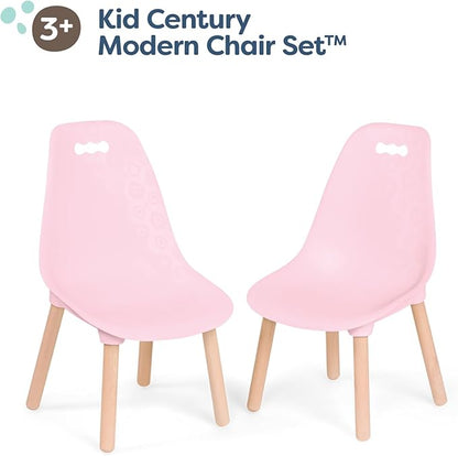 B. toys Pink B. Spaces Chairs Set