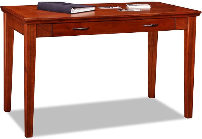 Leick Home 87400 Laptop Desk with Drop Front Keyboard Drawer, Westwood Cherry