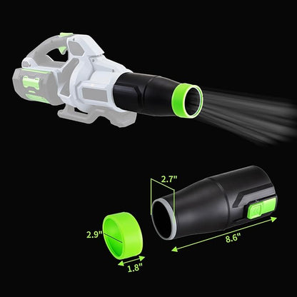 Stocky Car Drying Nozzle for EGO Blower, Work for EGO Power+ 530, 575, 580, 615, 650, 765 CFM Blower(1 Pack, no Tool)