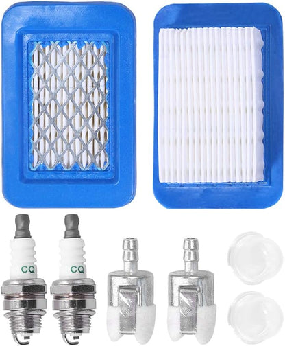 Air Filter Spark Plug for Echo Backpack Leaf Blower 2 Stroke Engine PB-403 PB-403H PB-403T PB-413,PB-413H PB-413T PB-500H PB-500T PB-580H PB-580T PB-620 PB-650 PB-650H Fuel Repower Tune-Up Kit