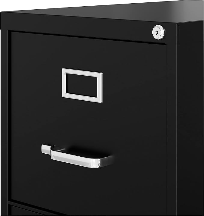 Lorell Fortress Commercial File Cabinet, Black
